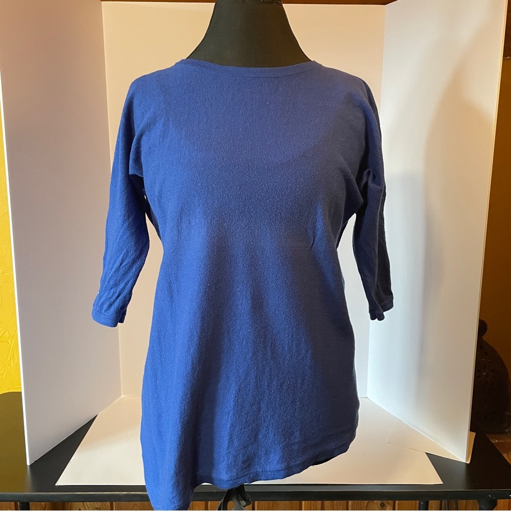 Comptoir Des Cotonniers Royal Blue Knit Top